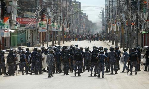 Nepal police fire on border protesters, kill Indian Nepal police fire on border protesters, kill Indian
