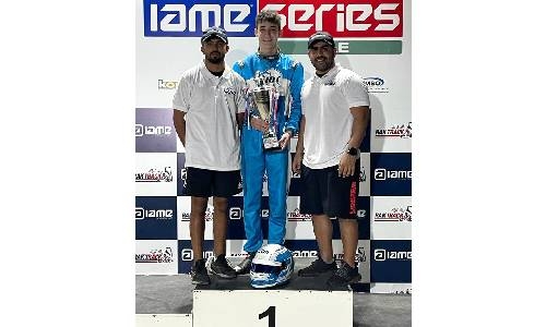Bahrain-based international karting star Lewis Smith to go all out for karting title