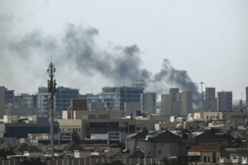 Western embassy staff shelter as air defences intercept missiles and drones