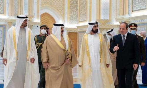 HM King Hamad participates in quartet summit