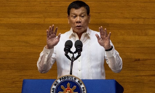 Philippines' Duterte demands US return symbolic church bells