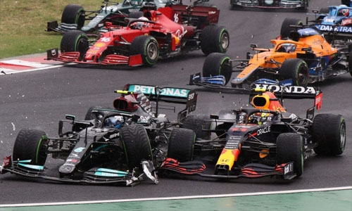 Bottas punished for mass Hungary crash as Vettel sits in limbo