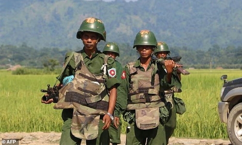 Myanmar forces kill three in raid on 'terrorist training camps' Myanmar forces kill three in raid on 'terrorist training camps'