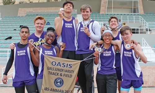 Bahrain School competes in Oasis track meet