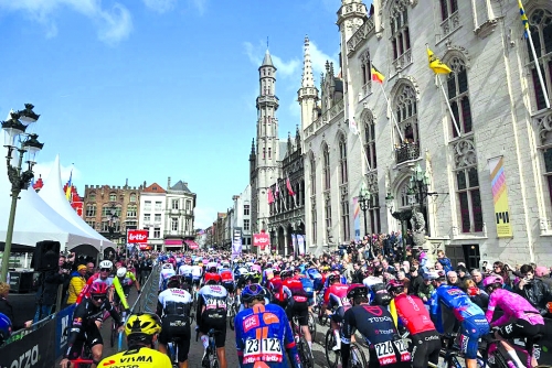 Bahrain Victorious brace for windtested sprint at Ronde van Brugge