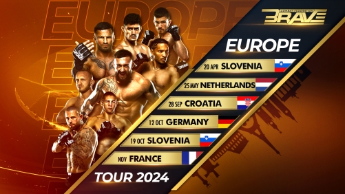 BRAVE CF announces 2024 Europe Tour BRAVE CF announces 2024 Europe Tour