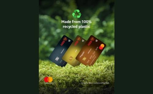 NBB partners with Mastercard for 100% recycled cards