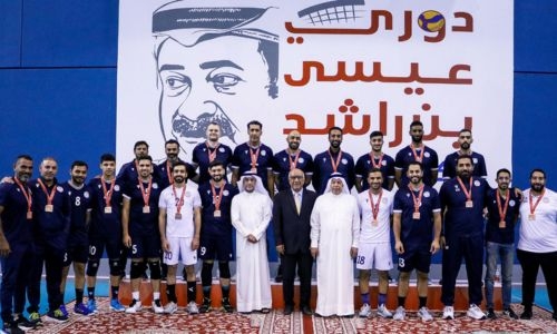 Al Najma claim volleyball league bronze Al Najma claim volleyball league bronze