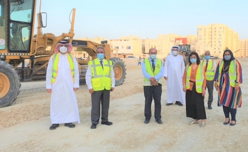 Works Minister inspects road construction project