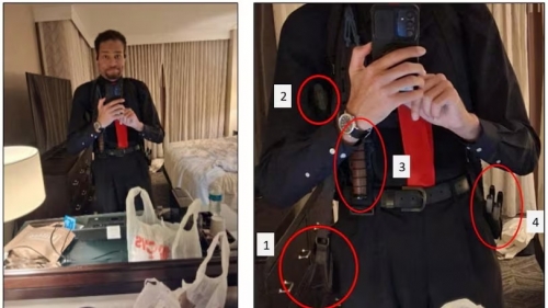 Washington shooting suspect posed with guns for hotel selfie, prosecutors say
