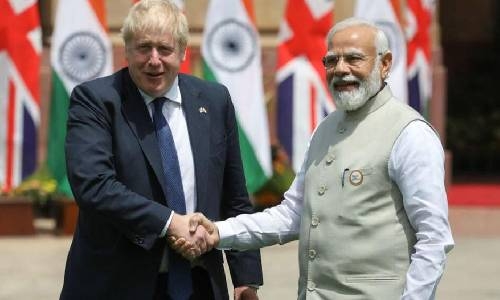 Britain’s Johnson to offer India help building its own fighter jets