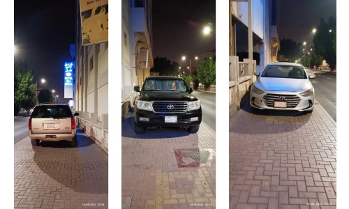 Nowhere to walk in Adliya! Nowhere to walk in Adliya!