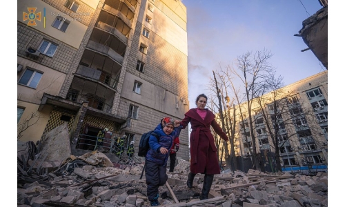 Shells hit theatre sheltering Ukraine civilians, Biden calls Putin a war criminal