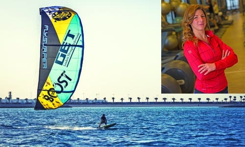 Brandt to kitesurf to Abu Dhabi today Brandt to kitesurf to Abu Dhabi today