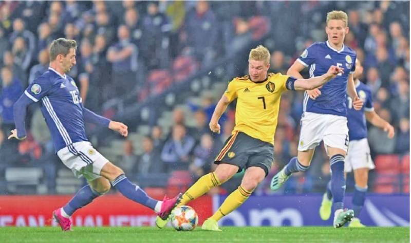 Belgium outclass Scotland