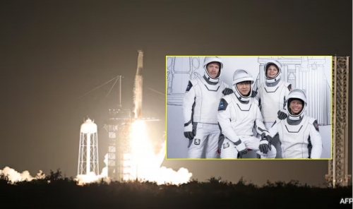 SpaceX Launches Private Astronauts on First Crewed Polar Orbit