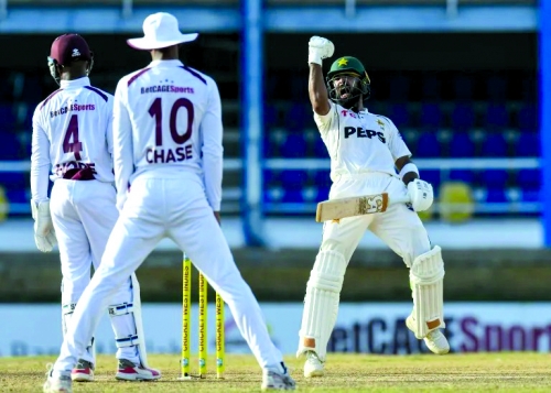 Shafique, Babar lead strong Pakistan reply against West Indies Shafique, Babar lead strong Pakistan reply against West Indies