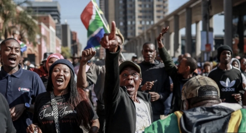 Thousands march against illegal migrants in South Africa Thousands march against illegal migrants in South Africa