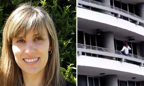 Mother falls to death taking selfie from 27th floor