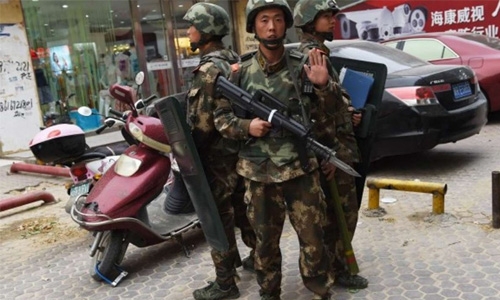 Eight killed in knife attack in China's Xinjiang