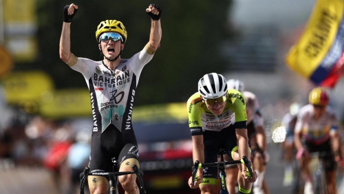 Bilbao of Bahrain Victorius ends Spanish wait for Tour stage win Bilbao of Bahrain Victorius ends Spanish wait for Tour stage win