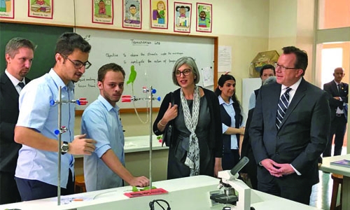 U.S. Ambassador Visits Al-Raja School