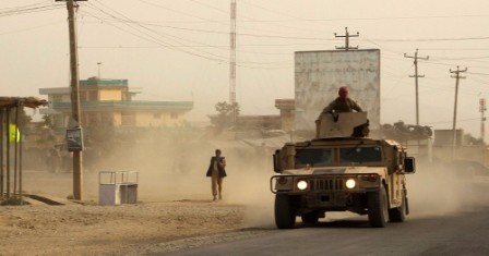 Taliban seize half of major Afghan city