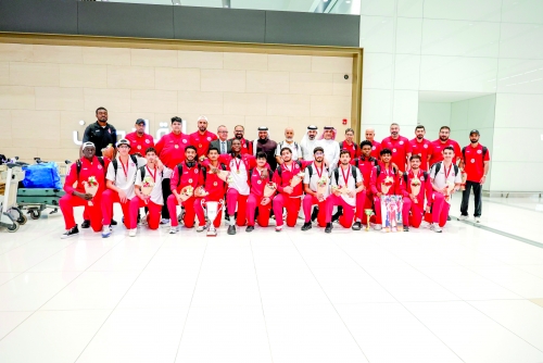 Arab champions return home Arab champions return home