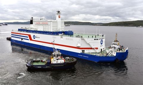 Bangkok Russia’s first sea-borne nuclear power plant arrives to its base