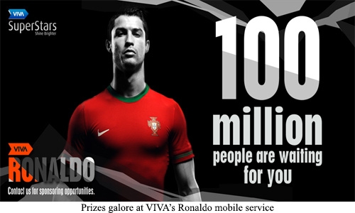 Prizes galore at VIVA’s Ronaldo mobile service