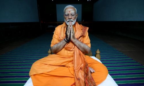 India’s Modi holds two-day meditation as election nears end India’s Modi holds two-day meditation as election nears end