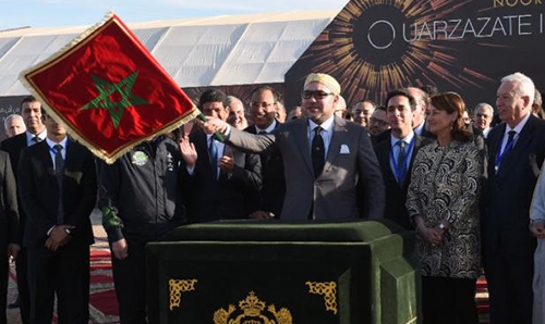 Morocco launches first solar power plant