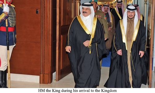 HM the King returns from Russia HM the King returns from Russia