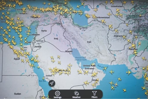 Airspace closed, flights cancelled