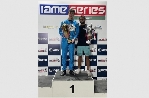 Sensational Lewis secures UAE karting title