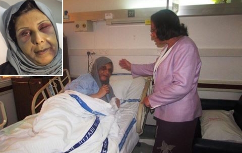 Health Minister visits domestic violence victim Health Minister visits domestic violence victim