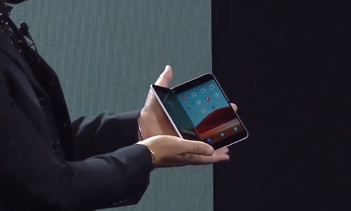 Microsoft unveils dual-screen smartphone
