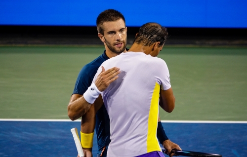 Nadal tastes defeat on injury return