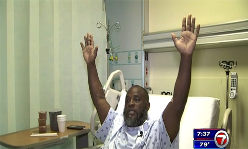 Police in Florida shoot black man lying on ground