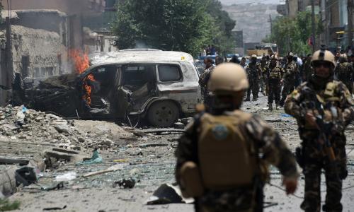 Taliban car bomb targets British military convoy in Kabul Taliban car bomb targets British military convoy in Kabul