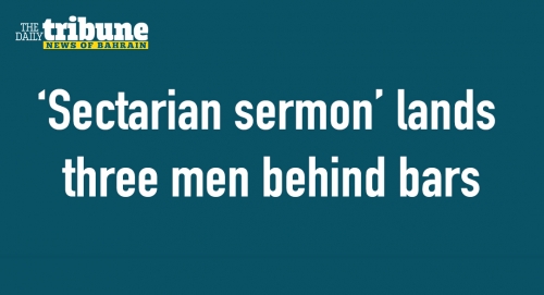 ‘Sectarian sermon’ lands three men behind bars