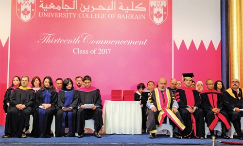 University College of Bahrain holds Commencement   