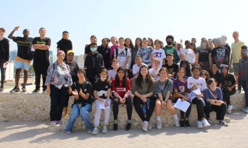 Students learn about Bahrain's rich history during fieldtrip
