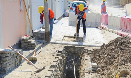Al Sahla sewage network project on track Al Sahla sewage network project on track
