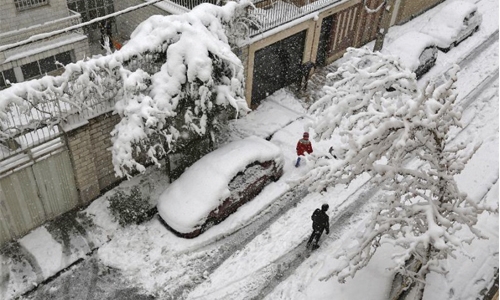 Northern Iran gets massive snow dump