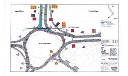 Partial road lanes closure announced in Bahrain 