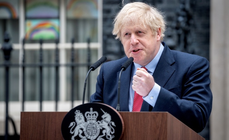 British PM returns to work British PM returns to work