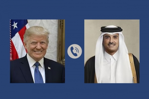 Emir of Qatar, US President discuss regional de-escalation