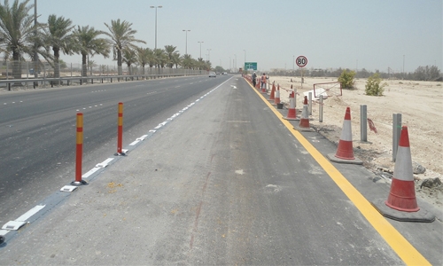 Zayed Town exit work completed