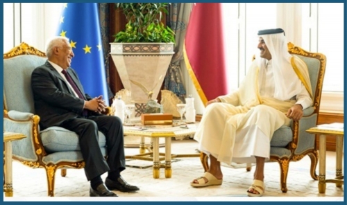 HH Amir of Qatar Meets European Council President to Discuss Regional Developments HH Amir of Qatar Meets European Council President to Discuss Regional Developments